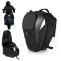 Borsa da sella moto impermeabile e grande zaino per casco da viaggio e guida moto - 10" / Predefinito