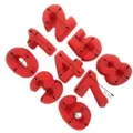 Set di stampi per torta con numeri in silicone 0-9 per dolci fai da te, compleanno. - Set Numeri da 4 Pollici (0-8)