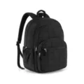 Classic black quilted backpack with multiple storage compartments for everyday use. - 30*20*44CM / Black
