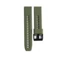 Cinturino di ricambio in silicone verde oliva, cinturino sportivo a sgancio rapido. - Verde militare