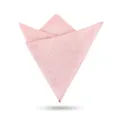 Roze visgraatpatroon pochet voor heren pak formele bruiloft zakdoek detailweergave - Rouyunxuan - Lichtroze Borstzakdoek