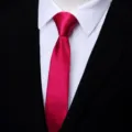 Cravatta con cerniera rosa per uomo e donna cravatta sottile da 5cm per matrimonio affari - Stile Annodato a Mano 5cm / Borgogna