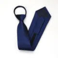 Corbata azul clasica con cremallera para hombres, facil diseño comodo para uso diario. - Corbata Preanudada con Cremallera / 8cm / Azul brisa marina