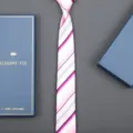 Pink striped necktie with elegant gift box, perfect for business formal wear and wedding events. - 6cm Pink Stripe Hand-Tied (With Long Gift Box)