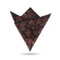 Pañuelo de bolsillo floral para hombre traje boda formal negocios accesorio elegante. - Ola Egea Café Negro Pañuelo