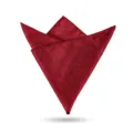 Pañuelo de bolsillo rojo con patrón de cachemira para hombre, accesorio de boda elegante. - Seda Roja Vid Rodante Pañuelo