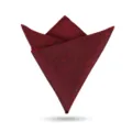 Pañuelo de bolsillo burdeos para hombre, pañuelo elegante para bodas y banquetes. - Rojo Vino Pasado Pañuelo
