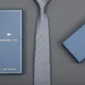 Men's business striped tie with elegant gift box, formal wear suit accessory for weddings. - Dark Stripe Zipper Style (Long Gift Box) / 8cm Wide / Light Gray
