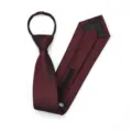 Corbata de cremallera con lunares burdeos para hombres negocios boda traje formal - 8cm Rojo Vino Cielo Estrellado Cremallera