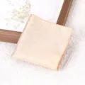 Gouden pochet pak zakdoek voor heren formele bruiloft tuxedo borstzak accessoire - Zachte Wolk Paviljoen Licht Geel Borstzakdoek