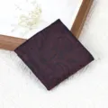 Donkerrode paisley pochet voor heren zakelijk pak formele bruiloft zakdoek accessoire - Bruin Rood Paisley Borstzakdoek