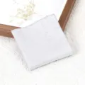 Zilveren retro patroon heren pak pochet voor formele bruiloft en zakdoek accessoire. - Zachte Wolk Paviljoen Lichtgrijs Borstzakdoek