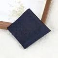 Heren Donkerblauw Retro Patroon Pochette Zakdoek Voor Formeel Pak Bruiloft Accessoire - Diepzee Blauw Streep Borstzakdoek