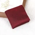 Donkerrode glinsterende pochet voor heren pak formele bruiloft zakelijke mode accessoires. - Verleden Wijnrood Borstzakdoek