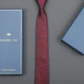 Red slim business necktie with blue gift box, stylish geometric pattern for formal wear. - 6cm Burgundy Snowflake Zipper (With Long Gift Box)