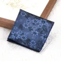 Heren vintage bloemen pochet zijde zakdoek voor trouwpak formele outfit accessoire - Wolk Garen Droom Grijs Blauw Borstzakdoek