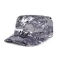 Casquette plate camouflage numérique grise, détails chapeau cadet tactique extérieur. - Taille Unique Réglable / Style 7#