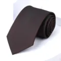 Classic men's formal dark red tie with subtle diagonal texture for business and wedding wear. - 8cm Elegant Wine Red Self-tie