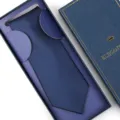 Men's Formal Navy Blue Solid Necktie Gift Box Set Elegant Business Wedding Necktie - Zipper Style / Long Box / Solid Navy