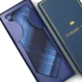 Men's classic blue plaid formal necktie in elegant gift box for wedding business suit - Zipper Style / Long Box / New 027