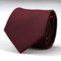 Men's burgundy textured necktie for business formal wear and wedding suits. - Calm Burgundy Style