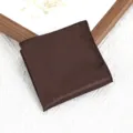 Bruin gestreept pochet voor heren pak formele bruiloft zakdoek stijlvolle accessoire - Koffie Keper Pochet