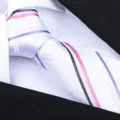 Cravatta in Seta da Uomo Affari Formale Rigato Cravatta Lusso Accessorio Abito Sposa - Cravatta Fatta A Mano A Quadri Colorati(Z019) / Colorato