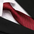 Wine Red Striped Business Tie Variant for Men Formal Suit Shirt Detail View Classic Style - 8cm Dark Burgundy Dark Pattern Zipper