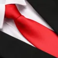 Red silk tie variant for men and women formal business wear, elegant design accessory. - 8cm Bright Red Smooth Zipper