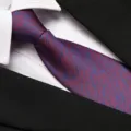 Blue striped business suit tie, professional office formal wear variant style for men - 8cm Romantic Starry Sky Zipper