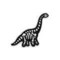 Black and white dinosaur skeleton enamel pin alloy brooch badge for clothing backpack decor - Style E (BH2058)