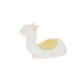 Cute alpaca enamel pin cartoon alloy brooch badge for clothes hats and fashion bags decor. - Alpaca Style 3 (Frontal)