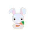Cute cartoon rabbit enamel brooch alloy pin fashion sweet animal badge for clothes backpack decor - Rabbit