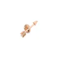 Rose gold arrow lapel pin alloy brooch for men women fashion accessories decorative badge. - Arrow