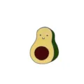 Cute avocado enamel pin cartoon fruit brooch badge for backpack shirt clothing accessories - Avocado