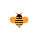 Cute cartoon bee enamel pin alloy brooch badge for clothes shirt backpack fashion jewelry - Bee