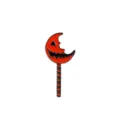 Broche épingle émaillée croissant de lune effrayant d'Halloween en alliage tendance. - Citrouille