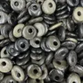 18mm natural stone donut beads obsidian charm pendant DIY jewelry making accessories - Golden Sheen Obsidian 1pc