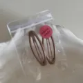 Braune Klipp-Haarspange Detailaufnahme, süßes minimalistisches Haaraccessoire für das tägliche Styling. - Ovaler Hohler BB Clip / 2er-Set (6cm) / Aprikose