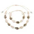 Corda Beige Conchiglia Oro