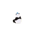 Lindo pin esmalte de panda bonito de aleación metálica para decoración de ropa y bolsos. - Vista Trasera