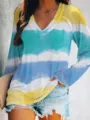 15# (Yellow, Blue & Green Striped Gradient)