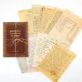 Vintage μεσαιωνική συλλογή βιβλίων σειρά υλικό χαρτί, διακοσμητικό σετ γραφικής ύλης - Χειρόγραφα / Σετ 10 φύλλων