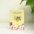 Set d'autocollants vintage en boite d'allumettes avec 48 feuilles retro pour journal. - Thème Animal Boîte Jaune (A274) / 48 Pièces/Paquet