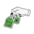 Creative tea bag enamel pin alloy brooch fashion badge funny hand design accessories jewelry item - Tea Bag