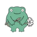 Cute green frog brooch enamel pin cute cartoon animal backpack badge accessory for students - Lotus