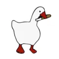 Cute cartoon goose alloy brooch lapel pin funny animal badge fashion jewelry gift for friends. - Goose