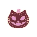 Cute Halloween cat pumpkin enamel pin metal badge cartoon spooky jacket backpack accessory - Pumpkin Cat (Dark)