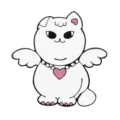 Lindo ángel gato broche esmalte pin kawaii dibujos animados mochila insignia joyería blanco - Estilo Gato Blanco Ángel (BH894) / Blanco