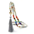 Collana mala di guarigione chakra con pietre naturali da 8mm, ciondolo albero della vita. - Stile Amazonite